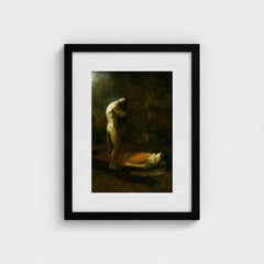 The Mourning Brave – black mounted frame, head-on Prodigi view