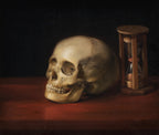 Totenkopf und Sanduhr | Christian Albrecht Jensen | 1814