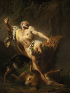 Milo von Kroton | Joseph-Benoît Suvée | 1763