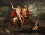 Die Erziehung des Achilles | Bénigne Gagneraux | 1785