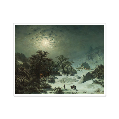 Winternacht | Adolf Kosárek | 1857