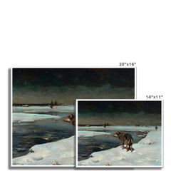 Wölfe bei Nacht | Alfred Wierusz-Kowalski | 1910