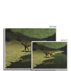 Moonlight Wolf | Frederic Remington | 1909