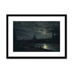 Blick auf Dresden im Mondlicht | Johan Christian Dahl | 1839