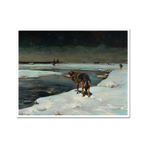 Wölfe bei Nacht | Alfred Wierusz-Kowalski | 1910