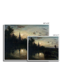 Clair de lune à Overschie | Johan Jongkind | 1855