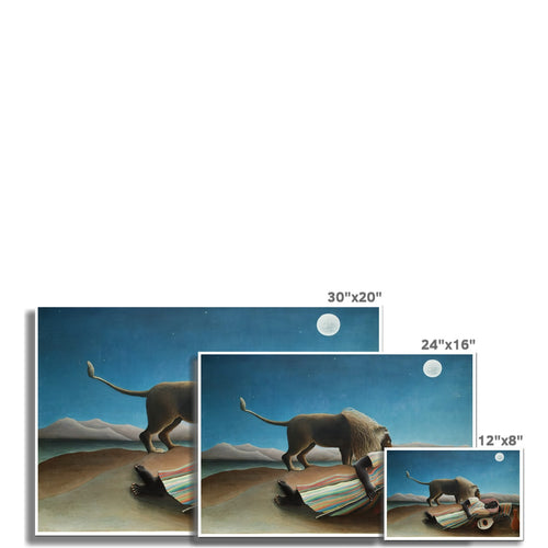 The Sleeping Gypsy |  Henri Rousseau | 1897