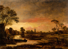 Flusslandschaft | Aert van der Neer | 1650