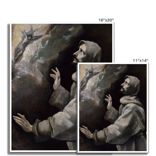 Der heilige Franziskus empfängt die Stigmata | El Greco | 1590