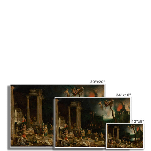 Aneas und die Cumäische Sibylle in der Unterwelt | Jan Brueghel der Ältere | 1604