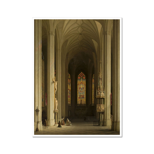 Gotisches Kircheninneres | Max Emanuel Ainmiller | 1844