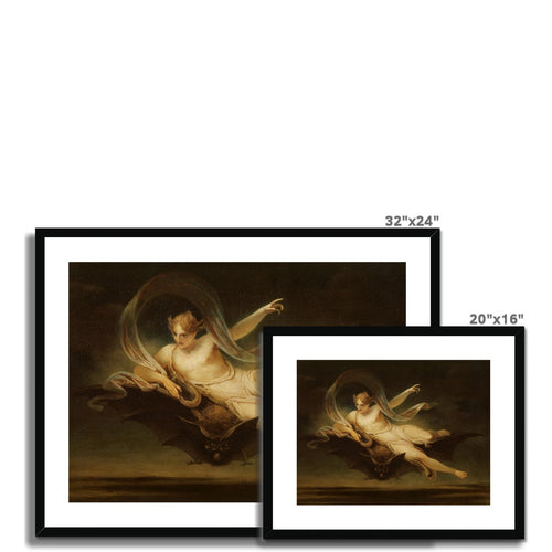 Ariel sur le dos d'une chauve-souris | Henry Singleton | 1819