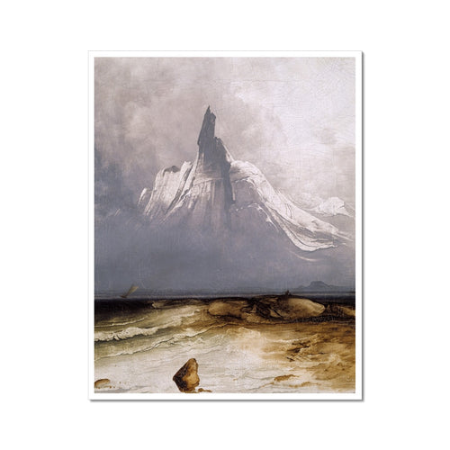 Stetind im Nebel | Peder Balke | 1864