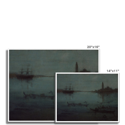 Nocturne in Blau und Silber – Die Lagune | James Abbott McNeill Whistler | 1880