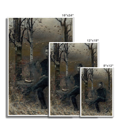 Zsigmond Justh dans le parc | Ladislav Mednyánszky | 1889