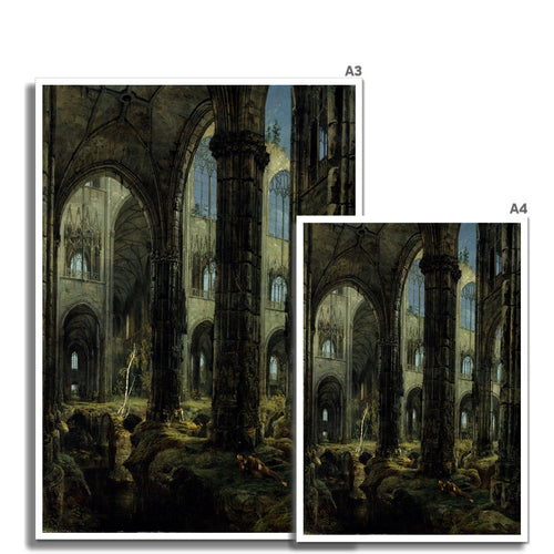 Gothic Church Ruins | Carl Blechen | 1826