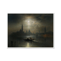 Vollmond über Santa Maria Salute Venedig | Karl Heilmayer | 19. Jahrhundert