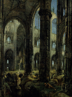 Gothic Church Ruins | Carl Blechen | 1826
