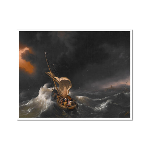 Christus im Sturm auf dem See Genezareth | Ludolf Backhuysen | 1695