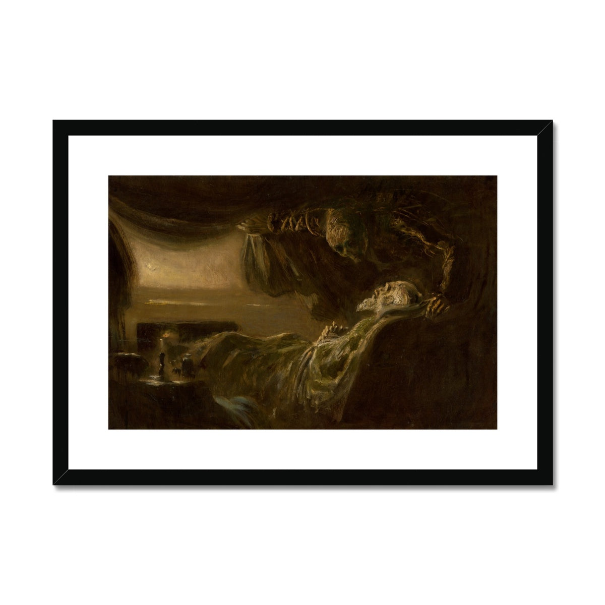 Old Man's Death by László Mednyánszky | Buy Framed Prints Online