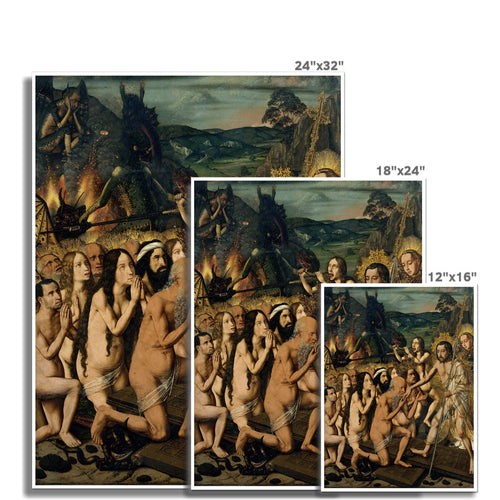 Abstieg Christi in die Schwebe | Bartolomé Bermejo | 1475