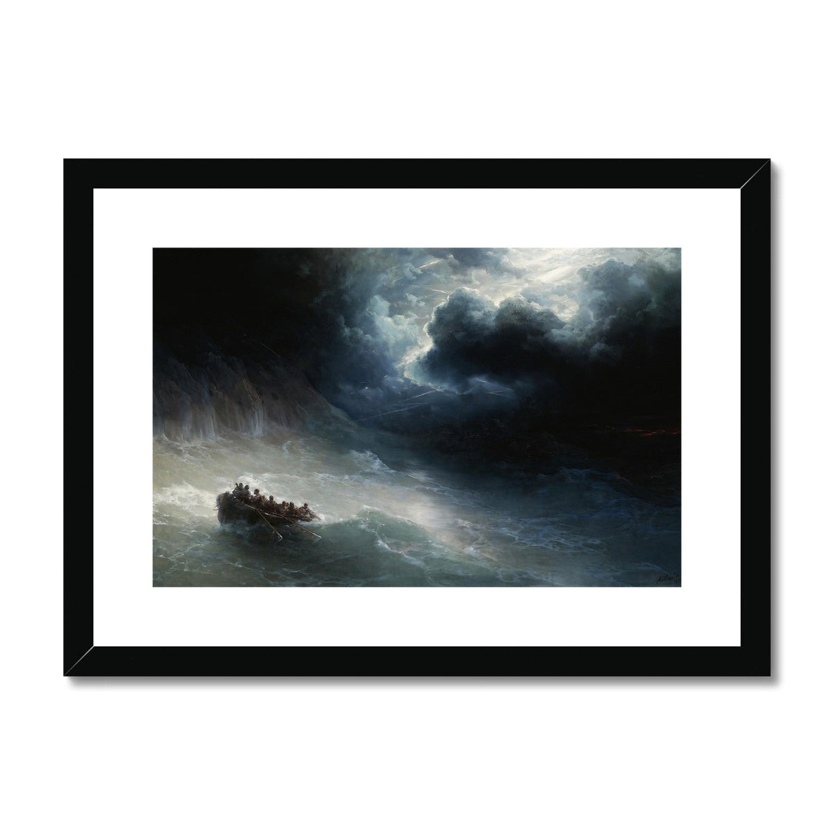 Seas, Cities and Dreams　Ivan Aivazovsky The Wrath of the Seas by Ivan Aivazovsky | Buy Framed Prints