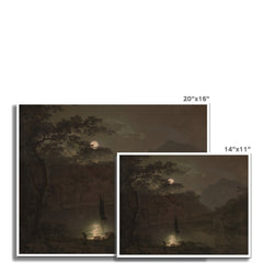 A Lake by Moonlight | Joseph Wright of Derby | 1780