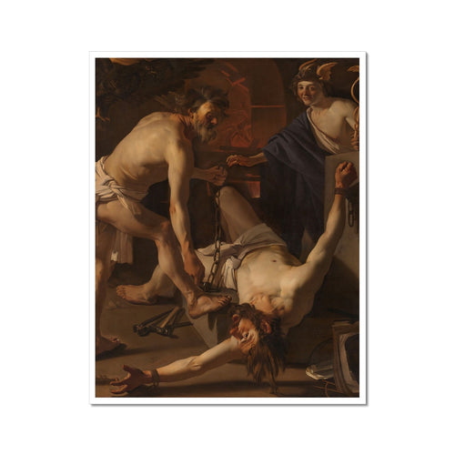 Prometheus von Vulkan angekettet | Dirck van Baburen | 1623