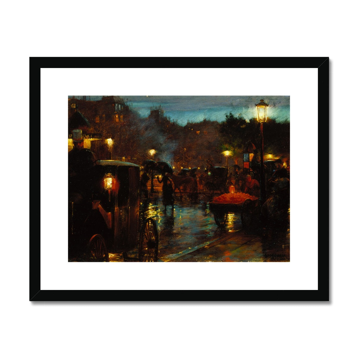 Paris at Night by Charles Courtney Curran Buy Framed Prints Online