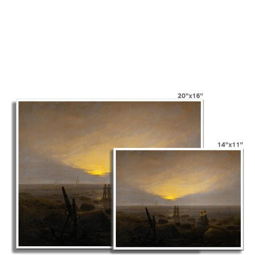 Mondaufgang über dem Meer | Caspar David Friedrich | 1821