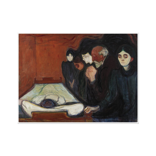 At The Deathbed | Edvard Munch | 1895