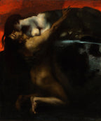 Der Kuss der Sphinx | Franz von Stuck | 1895