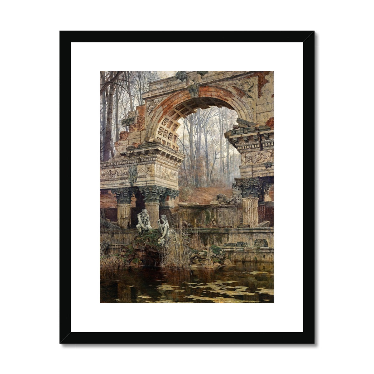 The Roman Ruin in Schönbrunn by Carl Moll Buy Framed Prints Online