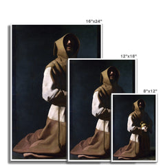 Der heilige Franziskus in Meditation | Francisco de Zurbarán | 1639