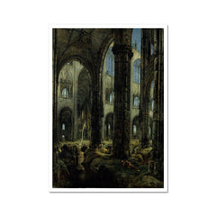 Gothic Church Ruins | Carl Blechen | 1826