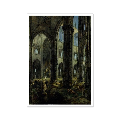 Gothic Church Ruins | Carl Blechen | 1826