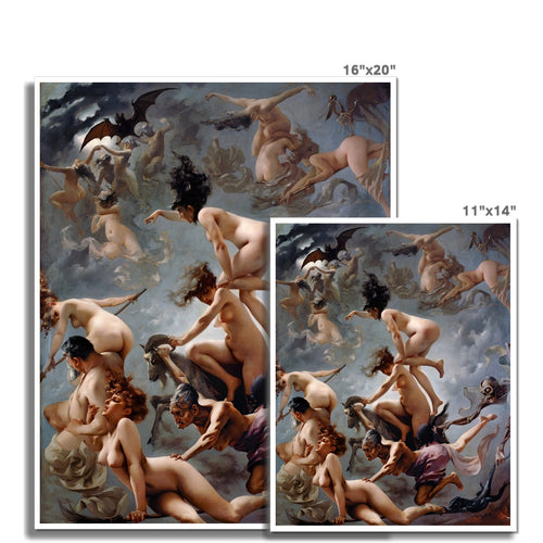 Hexen auf dem Weg zum Sabbat | Luis Ricardo Falero | 1878