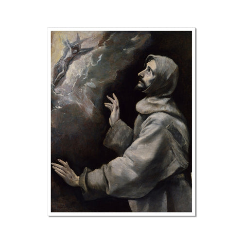 Der heilige Franziskus empfängt die Stigmata | El Greco | 1590