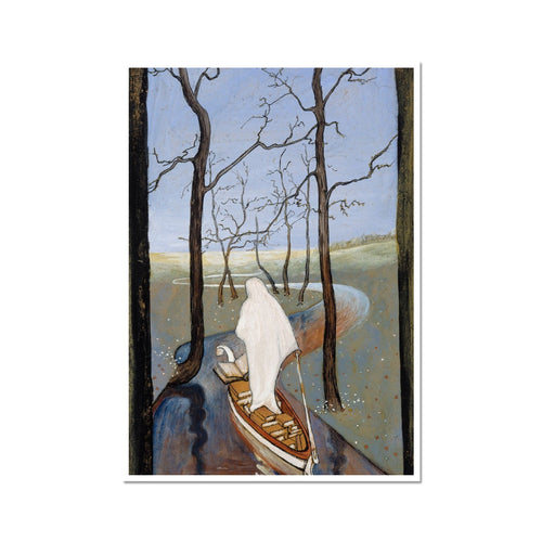 Der Strom des Lebens, Auf dem Fluss des Lebens | Hugo Simberg | 1896