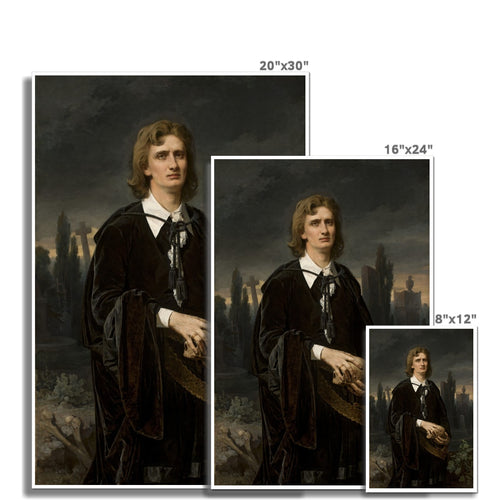 Wincenty Rapacki in der Rolle des Hamlet | Karol Miller | 1870