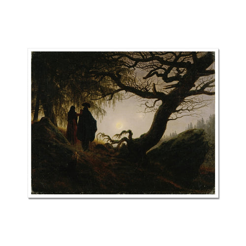 Man and Woman Contemplating the Moon | Caspar David Friedrich | 1824