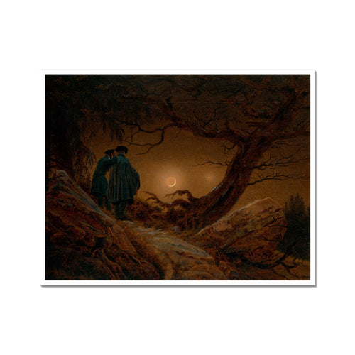 Zwei Männer betrachten den Mond | Caspar David Friedrich | 1820