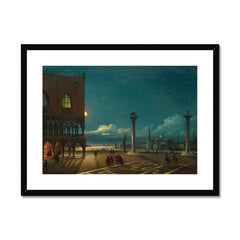 Piazza San Marco by Moonlight, Venice | Giovanni Grubas | 19th Century