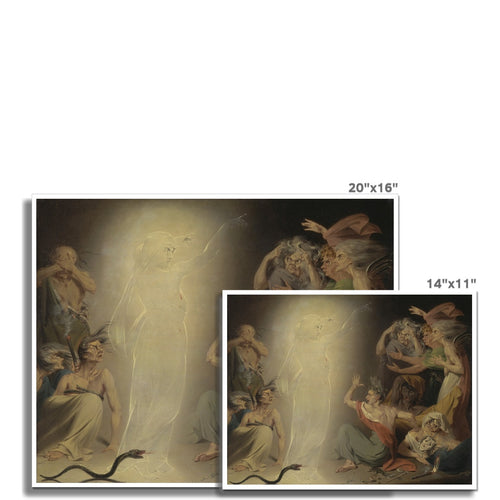 Der Geist der Klytaimnestra weckt die Furien | John Downman | 1781