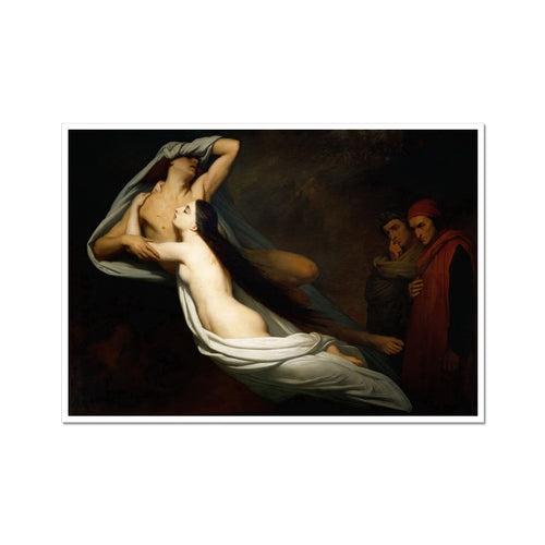 Die Geister von Paolo und Francesca erscheinen Dante und Vergil | Ary Scheffer | 1855