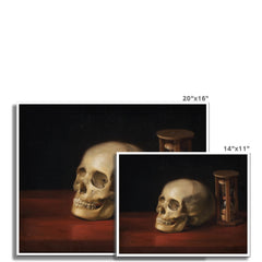 Totenkopf und Sanduhr | Christian Albrecht Jensen | 1814