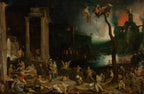 Aneas und die Cumäische Sibylle in der Unterwelt | Jan Brueghel der Ältere | 1604