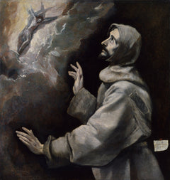 Der heilige Franziskus empfängt die Stigmata | El Greco | 1590