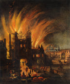 Der Große Brand von London | Unbekannter Meister | 1670