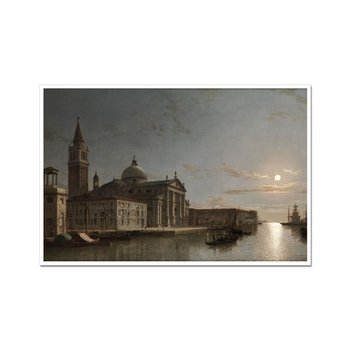 Venedig mit San Giorgio Maggiore im Mondlicht | Henry Pether | 1865